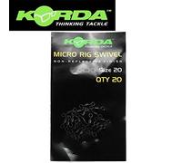 Korda Micro Rig Swivel - 20 pièces