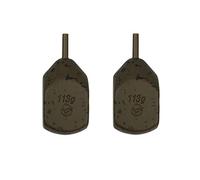 Korda Plombs Square Pear Inline 4 oz - 112 grs Blister (2 pcs) Gravel