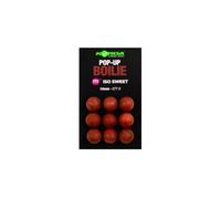 Korda Pop-up Boilie ISO Sweet, Imitation Carpe Fishing Hookbaits, 14 mm, Qté 9, Spinner Rig Ready, Cavité d'arrêt de cheveux encastrés