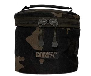 Korda - Sac de réchaud Compac | Kamo foncé - Étui de transport durable 600D Dark Kamo résistant à l'eau, couvercle zippé, doublure facile à nettoyer, sac de rangement de protection pour réchaud à