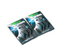 Korda Sections de Crochet Rotatif Krank B, Lot de 3, Acier, Sections de Crochet rotatives prêtes pour Un Montage Facile avec matériau de Plume et Choix de Crochets de Tige Krank ou Kurv