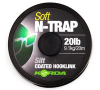 Korda Soft N-Trap Silt Coated 30 lb 20 m leader tressé
