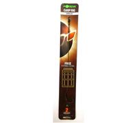 Korda Wide Gape 8 Barbless Dark Matter 15 lb carp leader