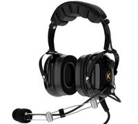 KORE Aviation Série P1 Tige Pnr Pilot Aviation Headset - Noir