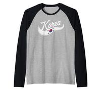 Korea Corée Drapeau Coréen Manche Raglan