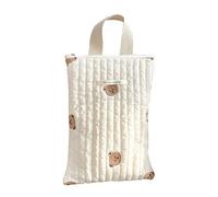 Korea Sac à langer pour nouveau-né - Sac à main brodé matelassé - Sac de rangement - Organiseur - Sac à main - Sac à langer