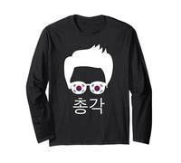 Korean Bachelor Funny South Korea Men's Pride K-Fashion Manche Longue
