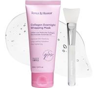 Korean Collagen Night Wrapping Mask 100 mL - Masque de Nuit au Collagène, Soin Visage Skincare Coréenne pour Hydratation Intense, Élasticité & Effet Glass Skin - Fabriqué en Corée