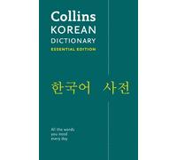 Korean Essential Dictionary by Collins Dictionaries Collins Dictionaries (Auteur)
