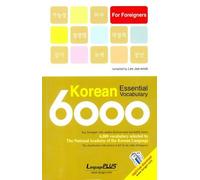 Korean Essential Vocabulary 6000 for Foreigners: Korean-English