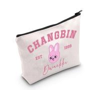Korean Pop Gift K-Pop Group Merch Kpop Boys Group Est 1999 Dwaekki Trousse de maquillage K-Pop Cadeau pour les amateurs de musique, Sac Dwaekki EU, Trousse à cosmétiques avec impression