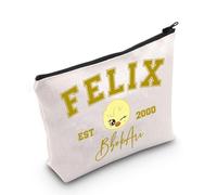 Korean Pop Gift K-Pop Group Merch Kpop Boys Group Est 2000 BbokAri Trousse de maquillage K-Pop Cadeau pour les amateurs de musique, Sac Bbokari EU, Trousse à cosmétiques avec impression