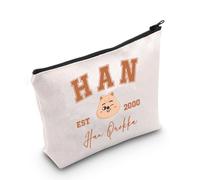 Korean Pop Gift K-Pop Group Merch Kpop Boys Group Est 2000 Quokka Makeup Bag K-Pop Music Lover Gift, Quokka Sac Eu, Trousse à cosmétiques avec impression