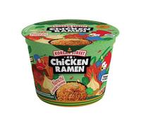 [Korean Street] Korean Kimchi Flavoured Ramen, Stir-Fried Instant Noodle (107 g, Cup Noodle) - Quick and Easy, a Well-Balanced Spicy Kick and Savory Umami