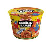 [Korean Street] Korean Seasoned Chicken Flavour Ramen, Stir-Fried Instant Noodle (112 g, Cup Noodle) - Quick and Easy, Korean Sweet & Spicy Fried Chicken