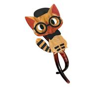 Korean Styles Pince à cheveux vintage Imprimé léopard Nœud Épingle à cheveux Prise en main sûre pour femmes filles Accessoires de cheveux élégants