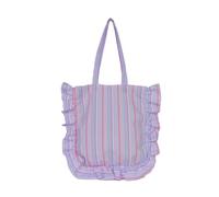 Korean Styles Sac à bandoulière en coton léger avec sangle confortable pour femme, violet, One Size