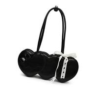 Korean StyleS Sac à bandoulière en cuir PU pour diverses occasions, Noir , One Size