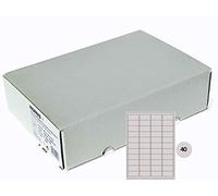 Kores 100 feuilles d'étiquettes 48,5 x 25,4 mm, 500 feuilles, blanc