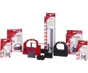 Kores 2248544 Ruban de haute qualité en nylon compatible avec Imprimante Anitech 13 mm x 10 m Noir/Rouge