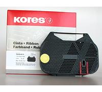 Kores 2249339 Ruban de haute qualité en nylon compatible avec Imprimante Dell 8 mm x 220 m Noir