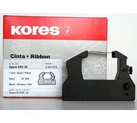 Kores 2249459 Ruban de haute qualité en nylon compatible avec Imprimante Epson 13 mm x 2,5 m Noir
