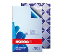 Kores Papier carbone format A4, 100 feuilles, Bleu G