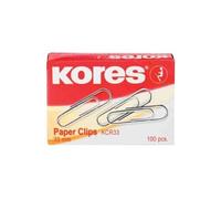 Kores b?roklammern, en m?tal, 25 mm, contenu 100 pices b-bk43010