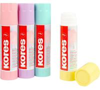 Tube de colle blanche 20gr Kores couleurs pastel
