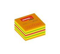 Kores bloc cube note repositionnable 75 x 75 mm 450 feuilles 5 couleurs néon n48465