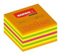 Kores - Notes autocollantes Cube Summer - 50 x 50 mm - 400 feuilles - 4 couleurs