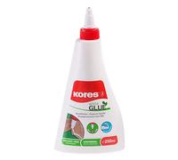 Kores - Colle Liquide de Bricolage Blanche, Fixation Extra-Forte, pour Enfants et Adultes, Sûre et Non Toxique, pour l'Artisanat, les Fournitures Scolaires et de Bureau, Paquet de 1 x 250ml