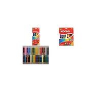Kores crayons de couleur duo, ?tui en carton de 12 + bb93212 G