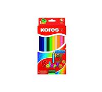 Kores crayons de couleur jumbo, tui de 12, en carton bb93512 G