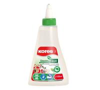 Kores - Eco Universal: Colle Liquide de Bricolage à Forte Adhérence pour Enfants et Adultes, Respectueuse de l'Environnement et Non Toxique, pour les Travaux Manuels, Paquet de 1 x 125ml