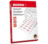 kores Etiquette universelle, 105 x 148 mm, sans bord, rouge