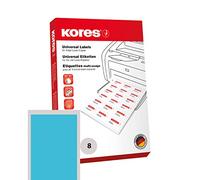 Radex etiquettes universelles, 105 x 74 mm, sans bord, bleu l10574b