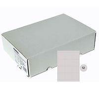 Kores - Étiquettes universelles autocollantes, 70 x 67,7 mm, blanches, 500 feuilles