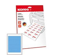 Kores Etiquettes universelles pour dossiers 19,2 x 6,1 cm 25 feuilles A4 Bleu