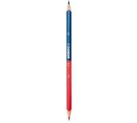 Kores etui 12 crayons de couleur twin, bleu rouge, triangulaire