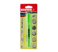 Kores - High Liner Plus : Stylos Surligneurs Fluorescents Verts, Pointe Biseautée et Encre à Base d'Eau, Fournitures Scolaires et de Bureau, Paquet Individuel