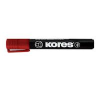 Kores K-Marker Marqueur permanent 3-5 mm biseautée Rouge