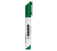 Kores - K-Marker XW1 : Marqueurs Verts pour Tableaux Blancs à Pointe Ronde, Effaçables à Sec, Encre à Faible Odeur, Fournitures Scolaires et de Bureau, Paquet de 12