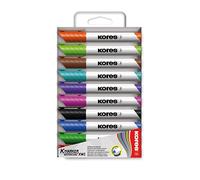 Marqueur pour tableau blanc Kores K MARKER XW2 pointe biseautée Étui de 10 pièces