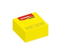 Kores - kores haftnotizen würfel notes, 75 x 75 mm, blanko, gelb n46074