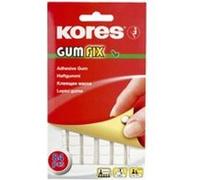 Kores kores pâte adhésive "gumfix" , bandes pré-poinçonnées noir G