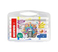 Kores Marqueurs acryliques K-kreative Double pointe Lot de 12