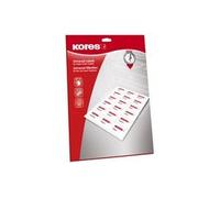 Kores l210297.25 d'étiquettes universelles, 210 x 297 mm, blanc, 25 feuilles