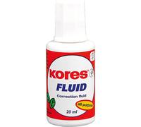 Kores liquide de correction "Fluid" blanc Contenu : 20 ml flacon pinceau
