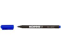 Kores Marqueur Permanent "K Marker Fine" Pte Moyenne Bleu